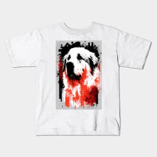 Great Pyrenees Portrait Kids T-Shirt